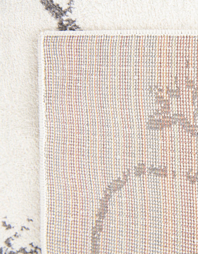 Ivory 3' 11 x 5' 11 Whimsy Kids Rectangle Area Rug for Baby Nursery, Toddler Playroom, Bedrooms