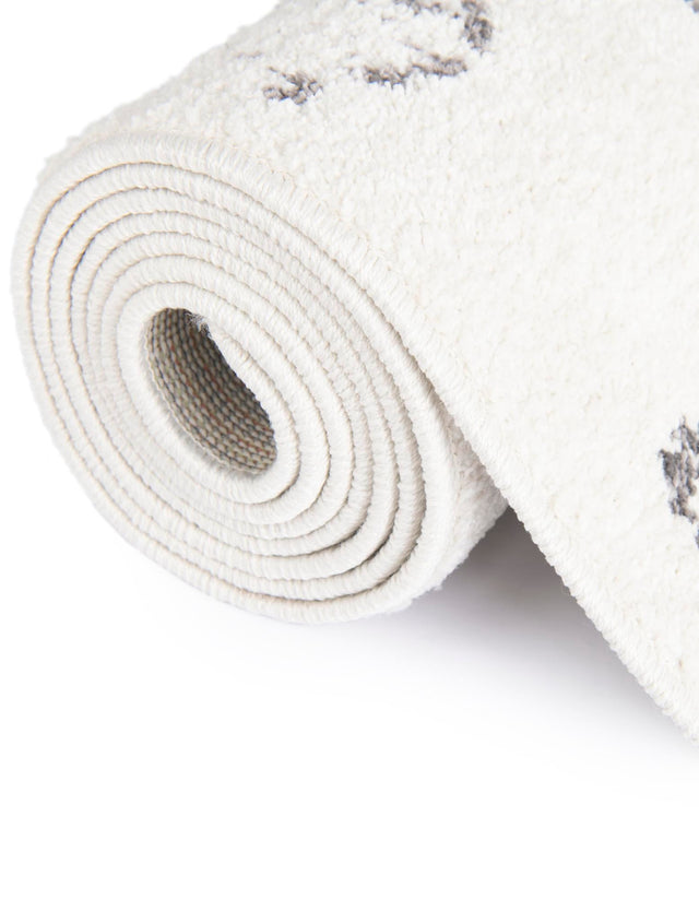 Ivory 2' 2 x 2' 11 Whimsy Kids Rectangle Area Rug for Baby Nursery, Toddler Playroom, Bedrooms