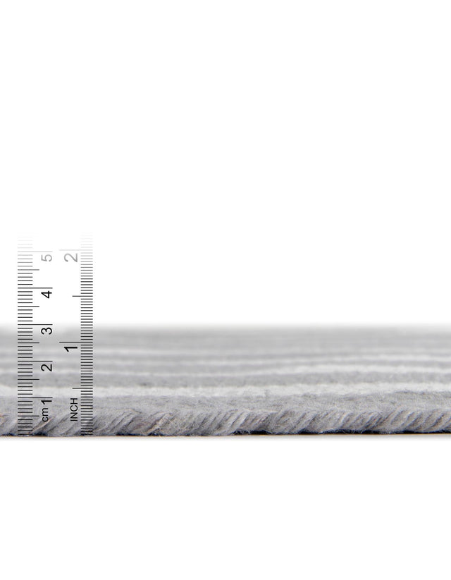 Washable Gray and White 5' 3 x 5' 3 Eco Verse Indoor Outdoor Washable Round Area Rug Easy to Clean Stain Resistant & Durable Weather Resistant for Patio, Deck, Terrace, Balcony, Porch 100% PET Polyester (Recycled Plastic Bottles) for Sale at Rug Engine