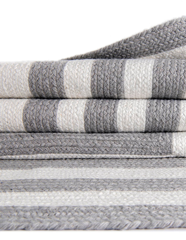 Washable Gray and White 2' x 4' 1 Eco Verse Indoor Outdoor Washable Runner Area Rug Easy to Clean Stain Resistant & Durable Weather Resistant for Patio, Deck, Terrace, Balcony, Porch 100% PET Polyester (Recycled Plastic Bottles) for Sale at Rug Engine