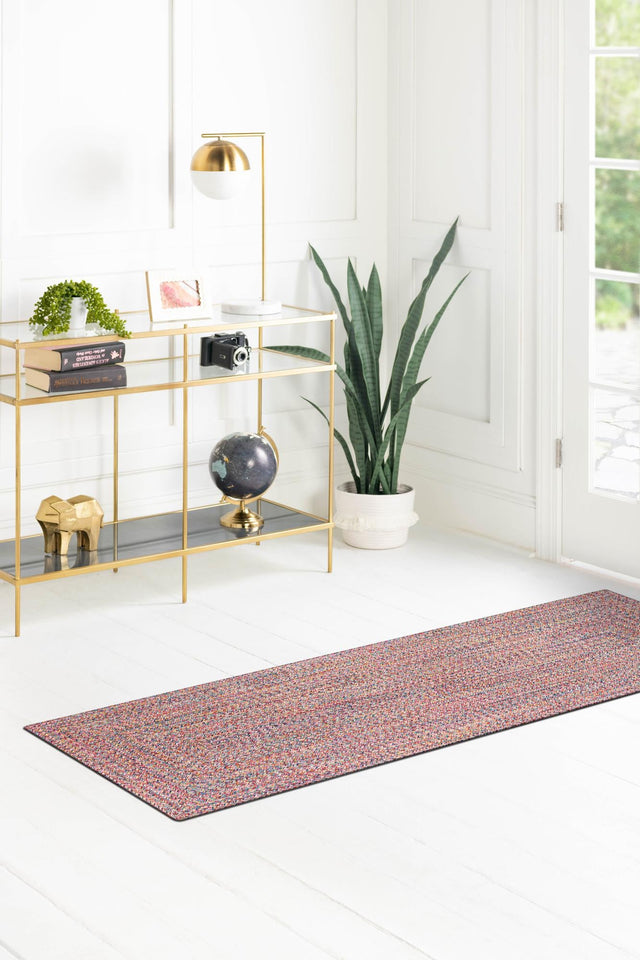 Washable Multicolor 2' x 8' Eco Verse Indoor Outdoor Washable Runner Area Rug Easy to Clean Stain Resistant & Durable Weather Resistant for Patio, Deck, Terrace, Balcony, Porch 100% PET Polyester (Recycled Plastic Bottles) for Sale at Rug Engine