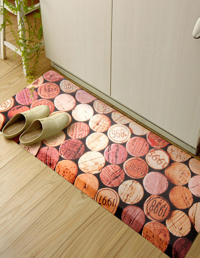 Anti-Fatigue Multicolor 2' x 5' Comfort Standing Mat Runner Area Rug for Kitchen, Bath, Laundry Room, Office Colorful PVC Durable Non-Slip Water Resistant Spill Proof Rug Thick Rubber for Sale at Rug Engine