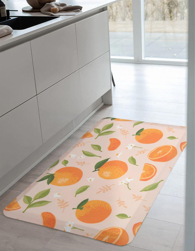 Anti-Fatigue Light Pink 2' x 3' Comfort Standing Mat for Kitchen, Bath, Laundry Room, Office Colorful PVC Durable Non-Slip Water Resistant Spill Proof Rug Thick Rubber for Sale at Rug Engine