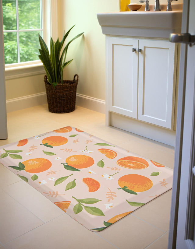 Anti-Fatigue Light Pink 2' x 3' Comfort Standing Mat for Kitchen, Bath, Laundry Room, Office Colorful PVC Durable Non-Slip Water Resistant Spill Proof Rug Thick Rubber for Sale at Rug Engine