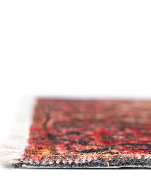 Rust Red 9' x 11' 10 Boutique Rectangle Area Rug Chenille Polyester Cotton Traditional Oriental Inspired Classical Carpet for Living Rooms Dining Office Space Interior Design for Sale at Rug Engine