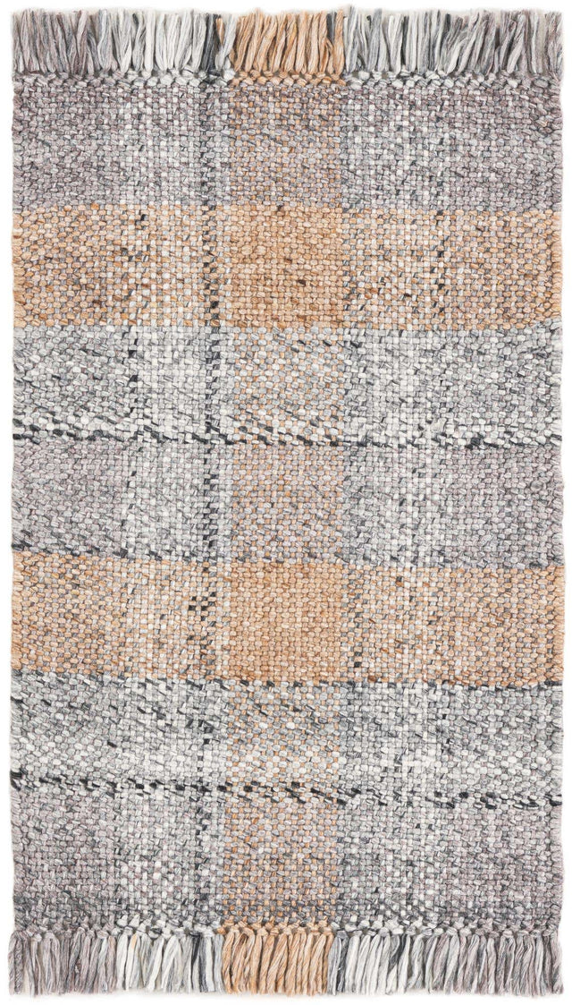 Washable Desert Gray 2' x 3' 1 Eco Plaid Indoor Outdoor Washable Rectangle Area Rug Easy to Clean Stain Resistant & Durable Weather Resistant for Patio, Deck, Terrace, Balcony, Porch 100% Recycled Plastic Bottles Carpet Mat for Sale at Rug Engine