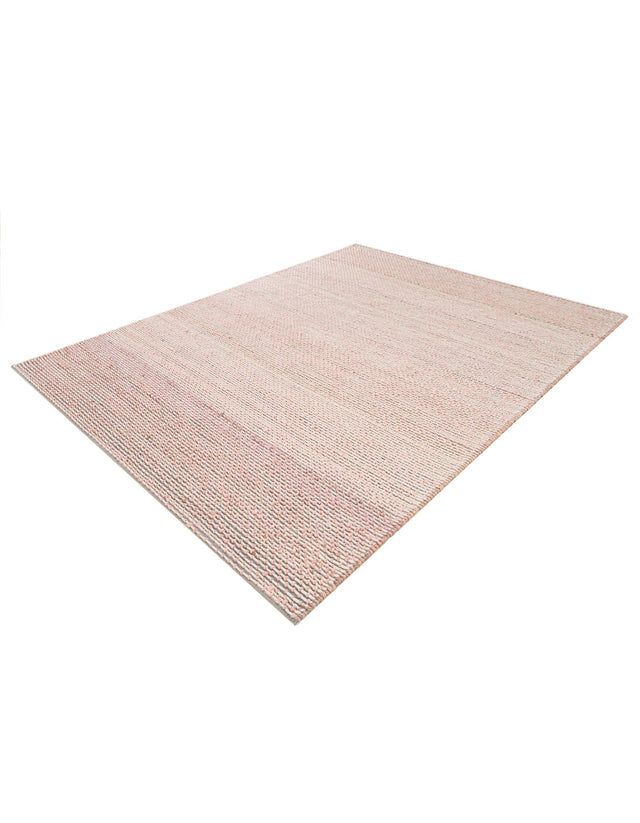 Pink and Gray 7' 10 x 10' Seaside Pearl Jute Rectangle Area Rug 60% Jute & 40% Wool All Natural Coastal Mood Carpet for Eco Friendly Home Interior Design for Sale at Rug Engine