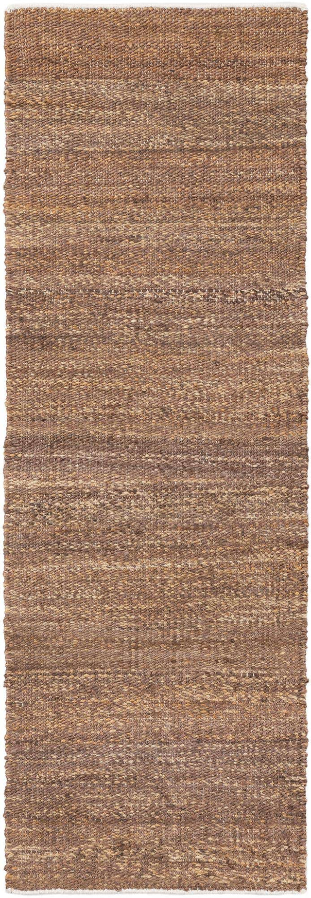 Sepia Brown 2' x 6' 1 Palm Beach Jute Runner Area Rug All Natural Eco-Friendly Carpet for Modern Minimalist Interior Design Home Decorating for Sale at Rug Engine