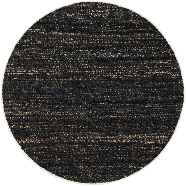 Midnight Denim Blue 4' 1 x 4' 1 Palm Beach Jute Round Area Rug All Natural Eco-Friendly Carpet for Modern Minimalist Interior Design Home Decorating for Sale at Rug Engine