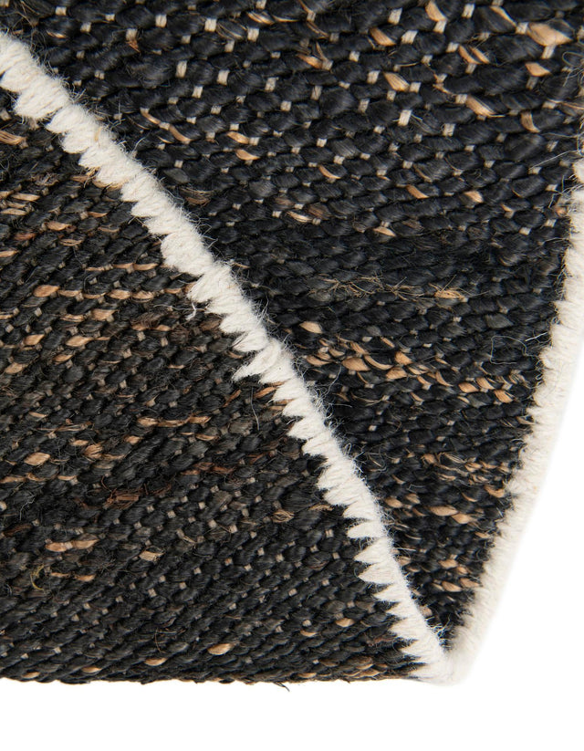 Midnight Denim Blue 4' 1 x 4' 1 Palm Beach Jute Round Area Rug All Natural Eco-Friendly Carpet for Modern Minimalist Interior Design Home Decorating for Sale at Rug Engine
