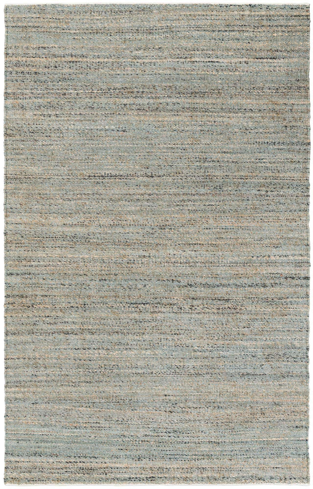 Seaglass Blue 5' 1 x 8' Palm Beach Jute Rectangle Area Rug All Natural Eco-Friendly Carpet for Modern Minimalist Interior Design Home Decorating for Sale at Rug Engine