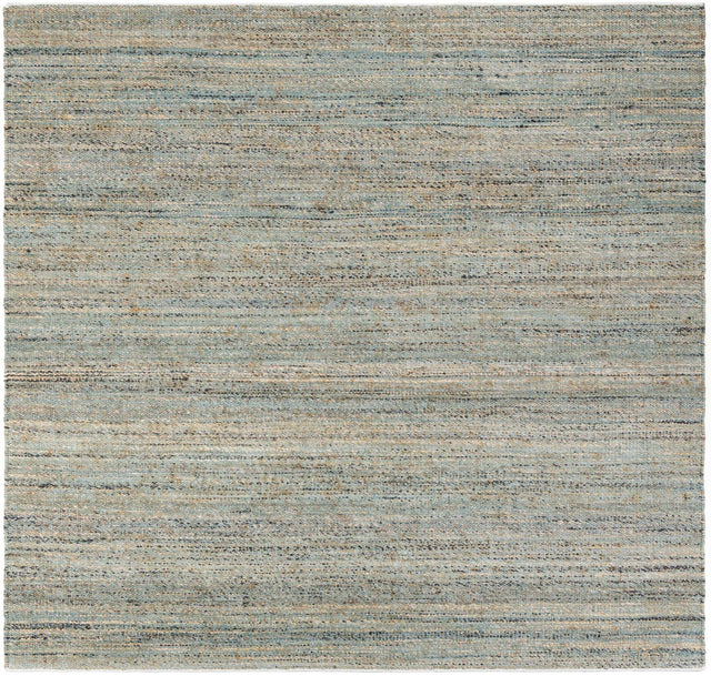 Seaglass Blue 7' 10 x 7' 10 Palm Beach Jute Square Area Rug All Natural Eco-Friendly Carpet for Modern Minimalist Interior Design Home Decorating for Sale at Rug Engine