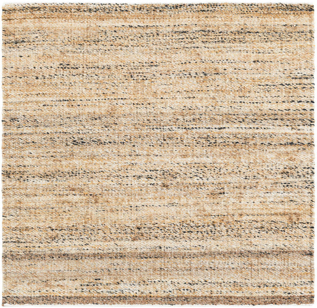Palomino Ivory 4' 1 x 4' 1 Palm Beach Jute Square Area Rug All Natural Eco-Friendly Carpet for Modern Minimalist Interior Design Home Decorating for Sale at Rug Engine