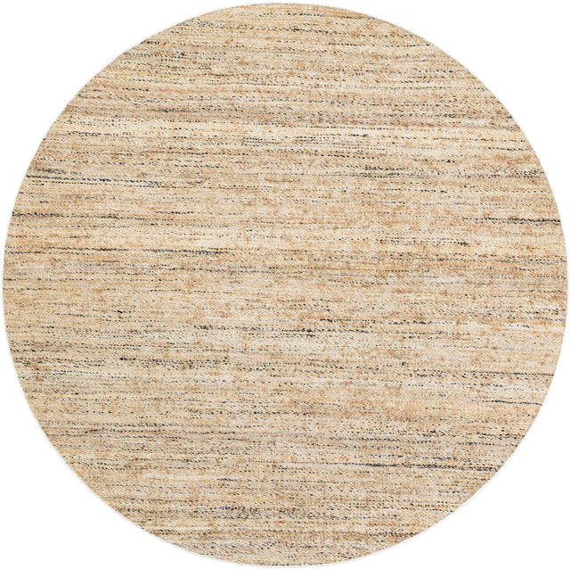 Palomino Ivory 7' 10 x 7' 10 Palm Beach Jute Round Area Rug All Natural Eco-Friendly Carpet for Modern Minimalist Interior Design Home Decorating for Sale at Rug Engine