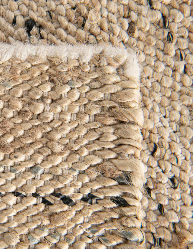 Palomino Ivory 7' 10 x 7' 10 Palm Beach Jute Square Area Rug All Natural Eco-Friendly Carpet for Modern Minimalist Interior Design Home Decorating for Sale at Rug Engine