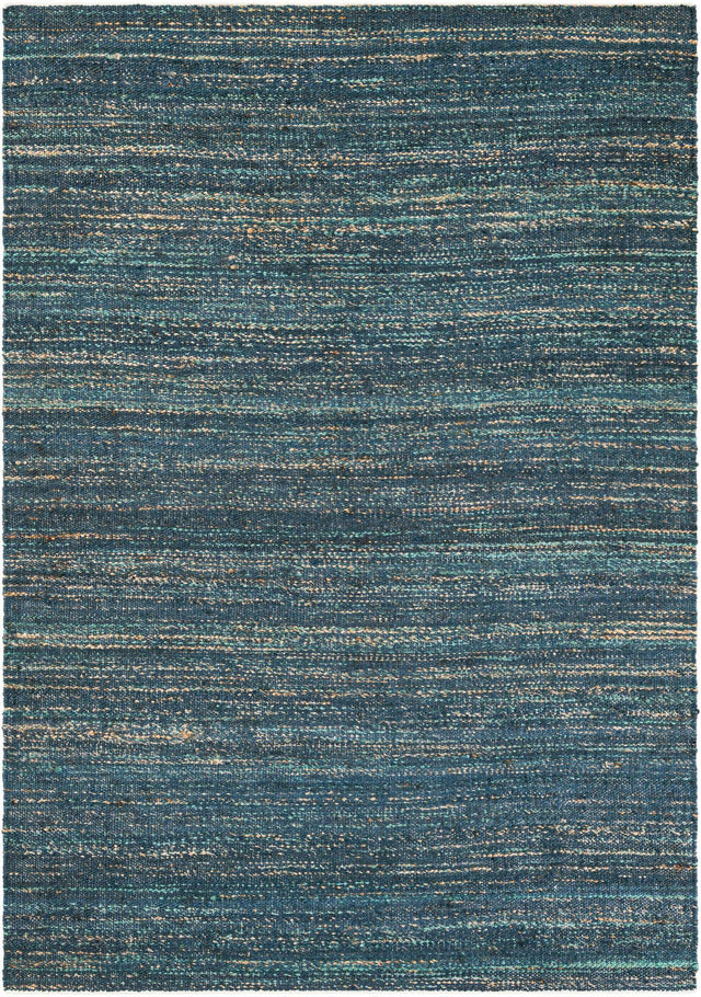 Ocean Blue 6' 1 x 9' Palm Beach Jute Rectangle Area Rug All Natural Eco-Friendly Carpet for Modern Minimalist Interior Design Home Decorating for Sale at Rug Engine