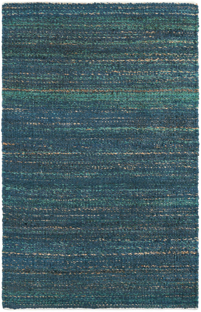 Ocean Blue 3' 1 x 5' 1 Palm Beach Jute Rectangle Area Rug All Natural Eco-Friendly Carpet for Modern Minimalist Interior Design Home Decorating for Sale at Rug Engine
