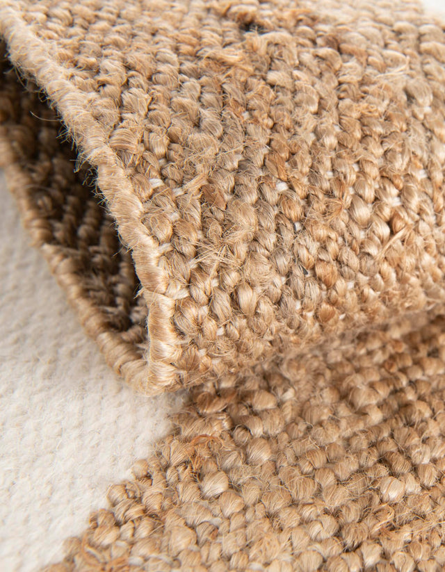 Tan Sand 2' x 3' 1 Jill Zarin Hamptons Rectangle Area Rug Jute & Wool With Cotton Backing All Natural Striped Design Coastal Hand Woven Carpet for Sale at Rug Engine