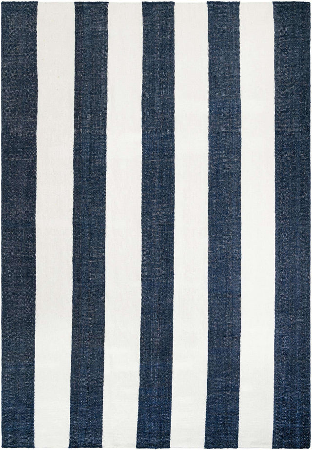 Nautical Navy 10' x 14' 1 Jill Zarin Hamptons Rectangle Area Rug Jute & Wool With Cotton Backing All Natural Striped Design Coastal Hand Woven Carpet for Sale at Rug Engine