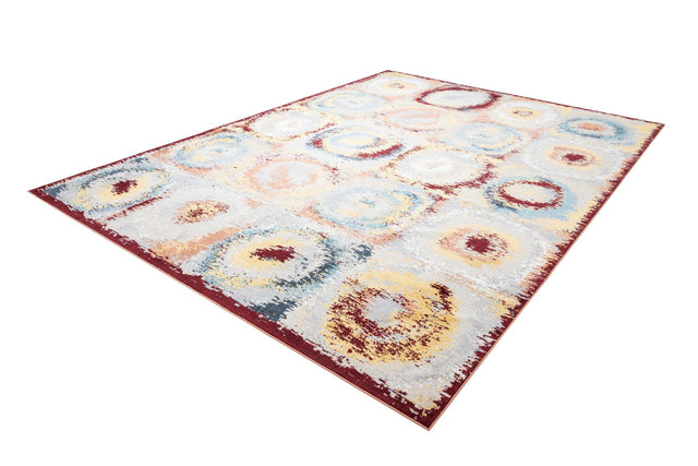 Washable Multicolor 10' x 14' 1 Kamala Washable Rectangle Area Rug Easy to Clean Stain Resistant & Durable 100% Polyester Spill-Friendly Carpet for Sale at Rug Engine