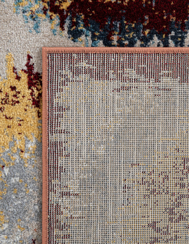 Washable Multicolor 5' 3 x 5' 3 Kamala Washable Square Area Rug Easy to Clean Stain Resistant & Durable 100% Polyester Spill-Friendly Carpet for Sale at Rug Engine