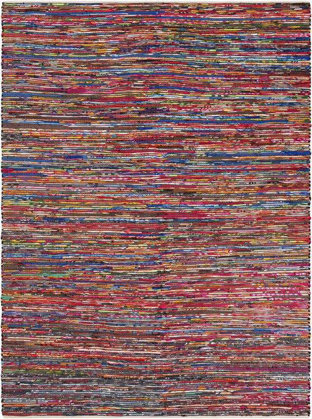 Multicolor Black 9' x 12' Chindi Cotton Rectangle Area Rug Interior Design Home Decor Carpet Mat for Sale at Rug Engine