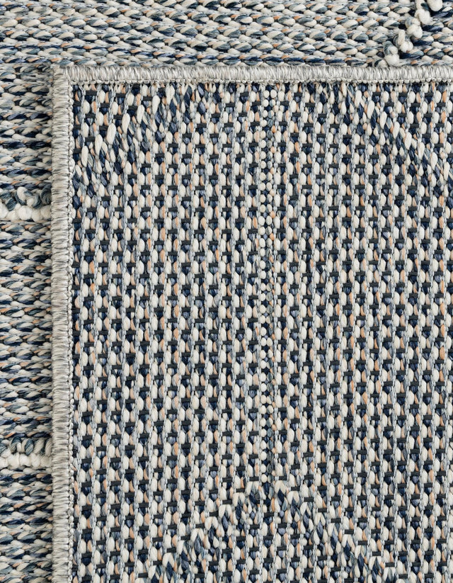 Light Blue 10' x 14' 1 Symphony Outdoor Rectangle Area Rug Weather Resistant for Patio, Deck, Terrace, Balcony, Porch Durable Outside Carpet for Sale at Rug Engine
