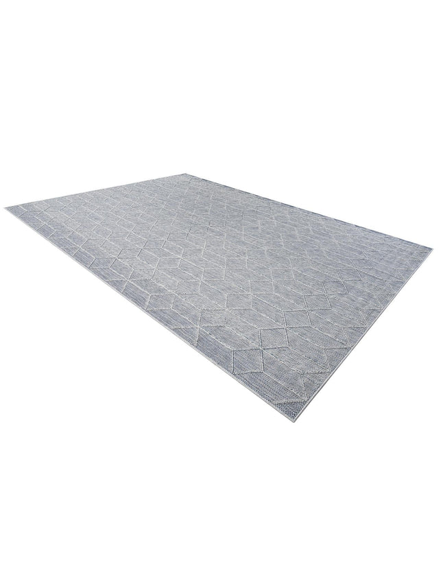 Light Blue 9' x 12' Symphony Outdoor Rectangle Area Rug Weather Resistant for Patio, Deck, Terrace, Balcony, Porch Durable Outside Carpet for Sale at Rug Engine