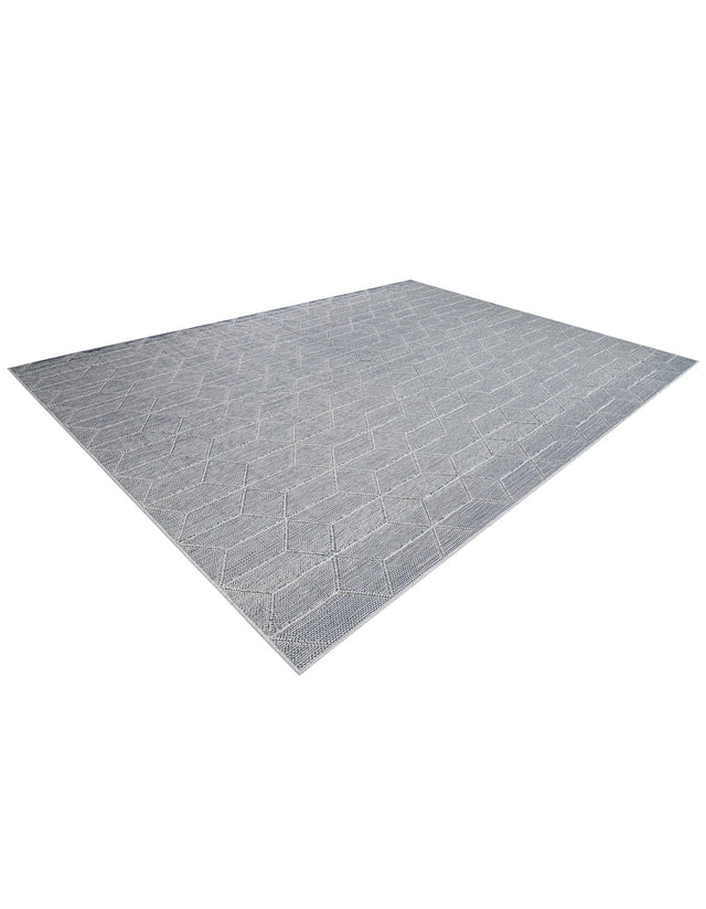 Light Blue 9' x 12' Symphony Outdoor Rectangle Area Rug Weather Resistant for Patio, Deck, Terrace, Balcony, Porch Durable Outside Carpet for Sale at Rug Engine