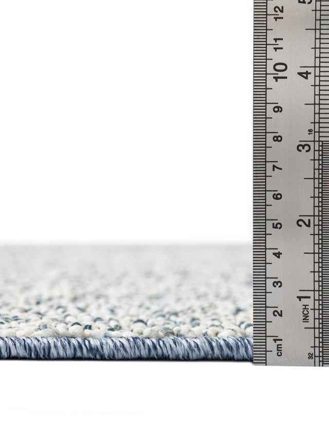 Navy Blue 4' 1 x 6' 1 Symphony Outdoor Rectangle Area Rug Weather Resistant for Patio, Deck, Terrace, Balcony, Porch Durable Outside Carpet for Sale at Rug Engine