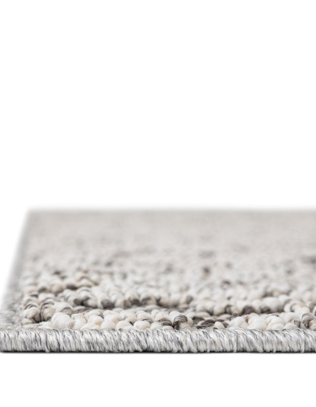 Light Gray 4' 1 x 6' 1 Symphony Outdoor Rectangle Area Rug Weather Resistant for Patio, Deck, Terrace, Balcony, Porch Durable Outside Carpet for Sale at Rug Engine