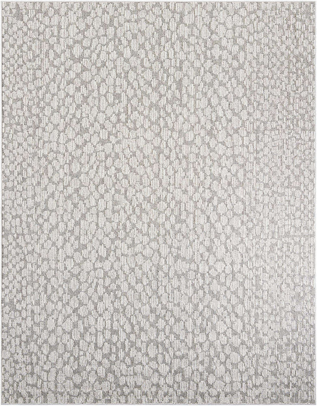 Light Gray 7' 10 x 10' Symphony Outdoor Rectangle Area Rug Weather Resistant for Patio, Deck, Terrace, Balcony, Porch Durable Outside Carpet for Sale at Rug Engine