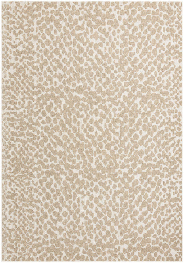 Beige 10' x 14' 1 Symphony Outdoor Rectangle Area Rug Weather Resistant for Patio, Deck, Terrace, Balcony, Porch Durable Outside Carpet for Sale at Rug Engine