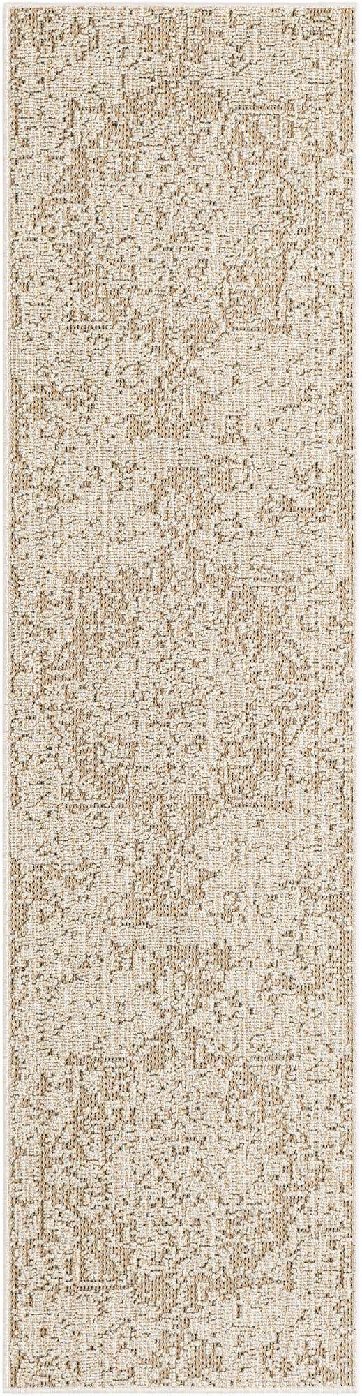 Khaki 2' x 8' Symphony Outdoor Runner Area Rug Weather Resistant for Patio, Deck, Terrace, Balcony, Porch Durable Outside Carpet for Sale at Rug Engine