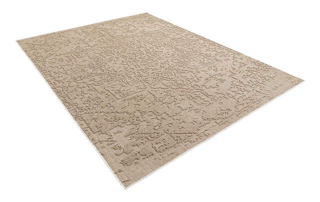 Beige 7' 10 x 10' Symphony Outdoor Rectangle Area Rug Weather Resistant for Patio, Deck, Terrace, Balcony, Porch Durable Outside Carpet for Sale at Rug Engine