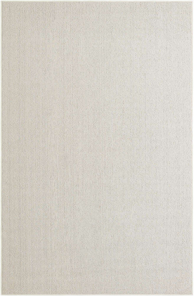 Ivory 6' 1 x 9' Symphony Outdoor Rectangle Area Rug Weather Resistant for Patio, Deck, Terrace, Balcony, Porch Durable Outside Carpet for Sale at Rug Engine