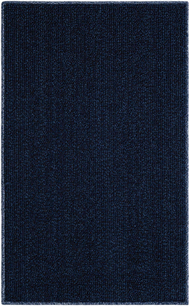 Navy Blue 2' x 3' 1 Symphony Outdoor Rectangle Area Rug Weather Resistant for Patio, Deck, Terrace, Balcony, Porch Durable Outside Carpet for Sale at Rug Engine