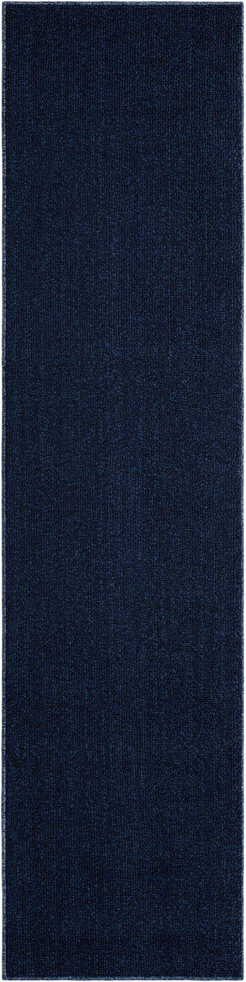 Navy Blue 2' x 8' Symphony Outdoor Runner Area Rug Weather Resistant for Patio, Deck, Terrace, Balcony, Porch Durable Outside Carpet for Sale at Rug Engine