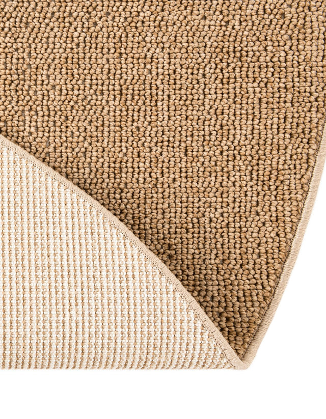 Beige 3' 1 x 3' 1 Symphony Outdoor Round Area Rug Weather Resistant for Patio, Deck, Terrace, Balcony, Porch Durable Outside Carpet for Sale at Rug Engine