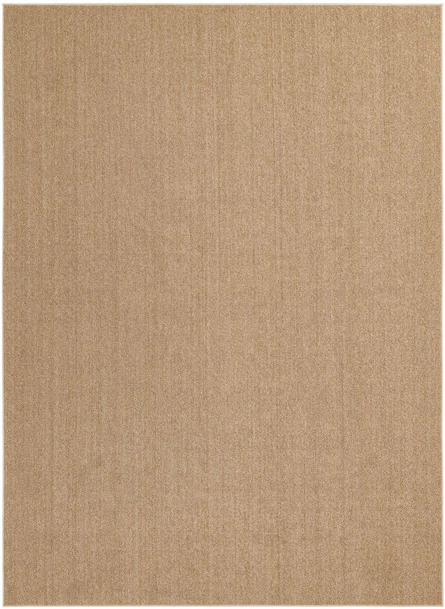 Beige 9' x 12' Symphony Outdoor Rectangle Area Rug Weather Resistant for Patio, Deck, Terrace, Balcony, Porch Durable Outside Carpet for Sale at Rug Engine