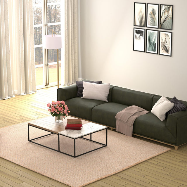 Gray 4' 1 x 6' 1 Cottage Farm Rectangle Area Rug Jute Carpet Mat for Living Rooms, Dining, Office, Dorms for Sale at Rug Engine