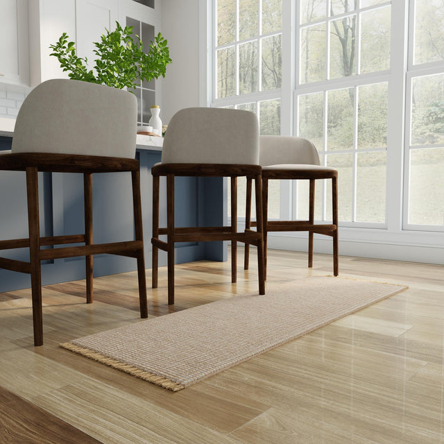 Gray 2' x 6' 1 Cottage Farm Runner Area Rug Jute Carpet Mat for Living Rooms, Dining, Office, Dorms for Sale at Rug Engine
