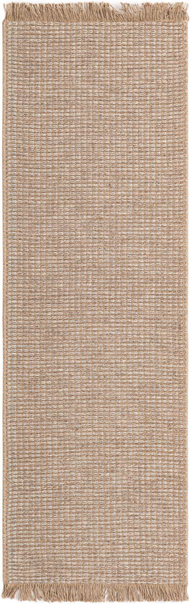 Gray 2' x 6' 1 Cottage Farm Runner Area Rug Jute Carpet Mat for Living Rooms, Dining, Office, Dorms for Sale at Rug Engine