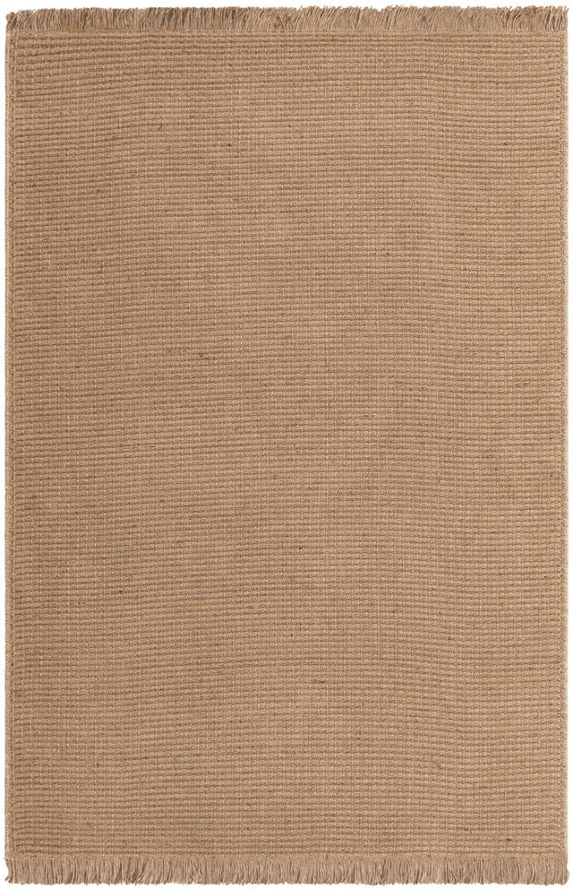 Natural 4' 1 x 6' 1 Cottage Farm Rectangle Area Rug Jute Carpet Mat for Living Rooms, Dining, Office, Dorms for Sale at Rug Engine