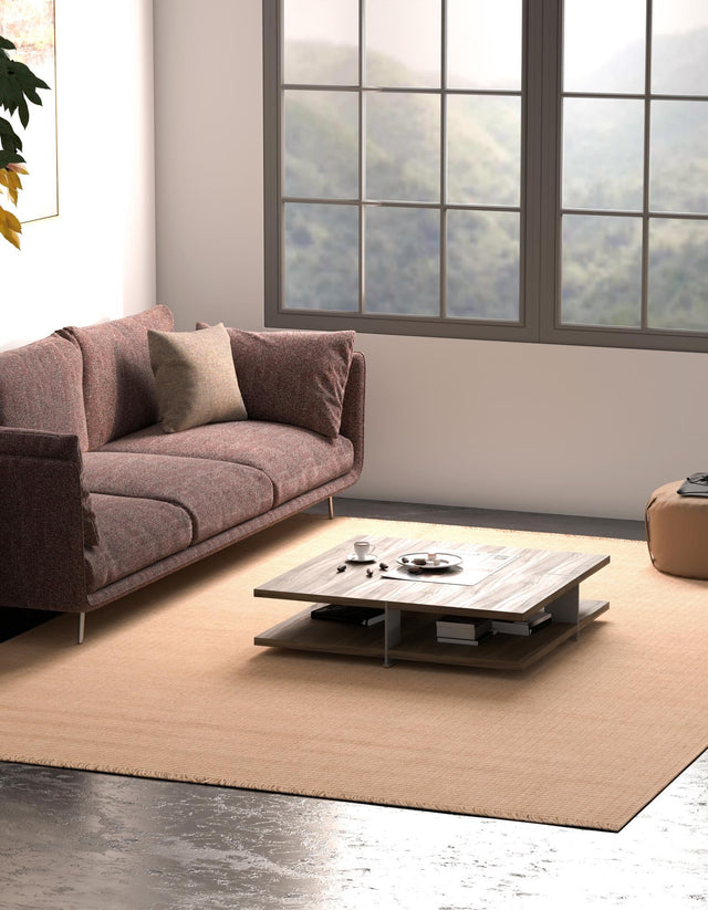 Natural 6' 1 x 9' Cottage Farm Rectangle Area Rug Jute Carpet Mat for Living Rooms, Dining, Office, Dorms for Sale at Rug Engine