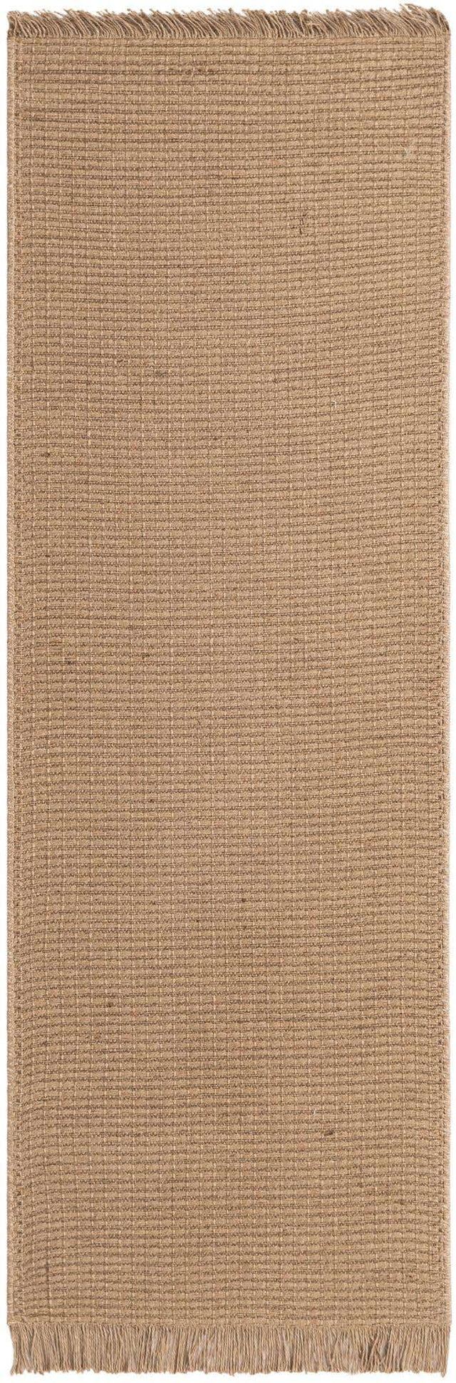 Natural 2' x 6' 1 Cottage Farm Runner Area Rug Jute Carpet Mat for Living Rooms, Dining, Office, Dorms for Sale at Rug Engine