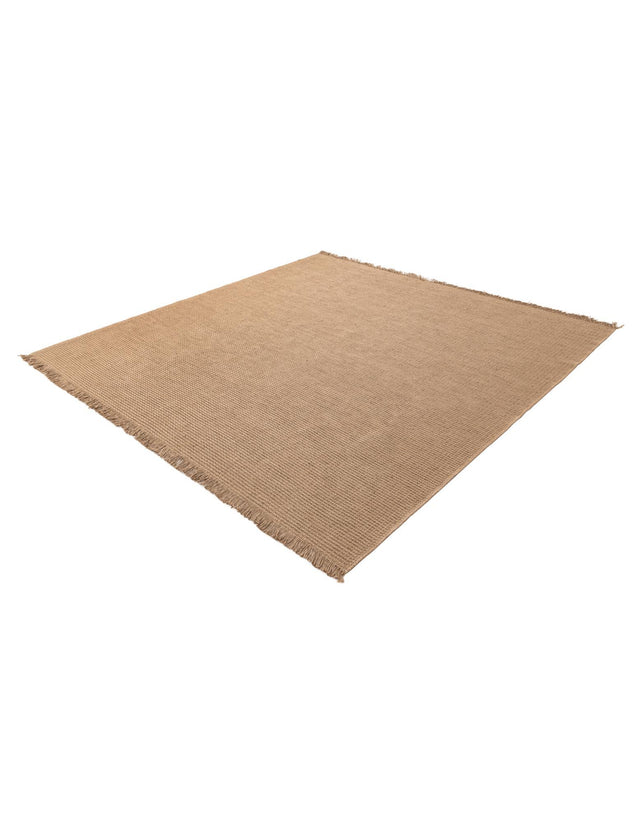 Natural 7' 10 x 7' 10 Cottage Farm Square Area Rug Jute Carpet Mat for Living Rooms, Dining, Office, Dorms for Sale at Rug Engine