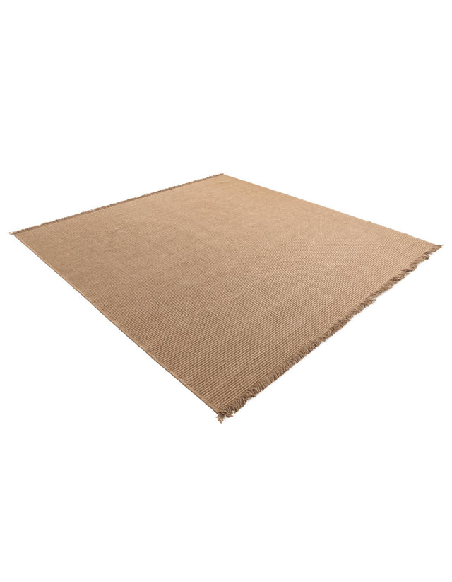 Natural 7' 10 x 7' 10 Cottage Farm Square Area Rug Jute Carpet Mat for Living Rooms, Dining, Office, Dorms for Sale at Rug Engine