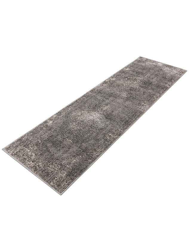 Gray 2' x 7' 1 Portland Runner Area Rug 85% Polypropylene & 15% Polyester Vintage Distressed Traditional Carpet for Home Decor for Sale at Rug Engine