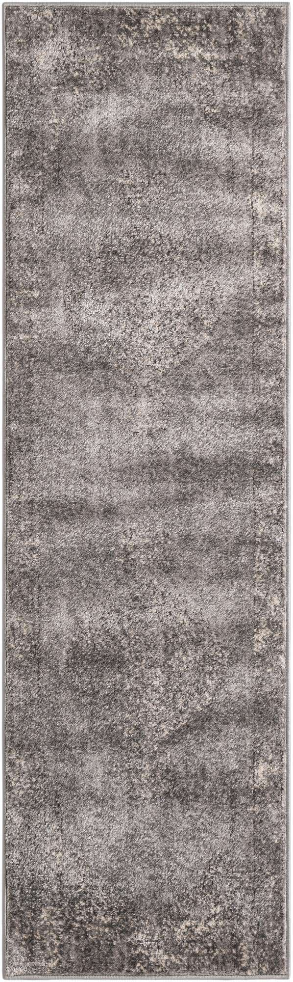 Gray 2' x 7' 1 Portland Runner Area Rug 85% Polypropylene & 15% Polyester Vintage Distressed Traditional Carpet for Home Decor for Sale at Rug Engine